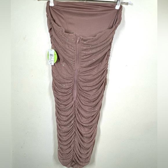 Desi Heatstone Corset Mini Party Dress - Picture 3 of 8